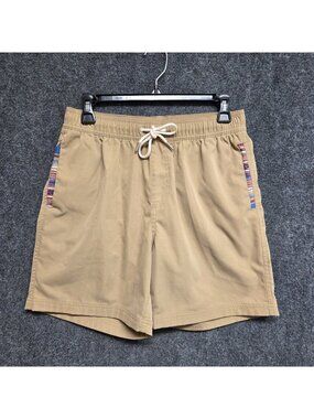 Wowie Shorts Mens Medium Brown Sapien 2.0 Casual Stretch Aztec Outdoor Beach